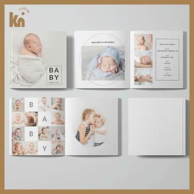 Album thôi nôi - quà tặng em bé 1 tuổi 