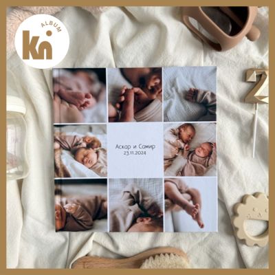 Đặt thiết kế album ảnh cho bé