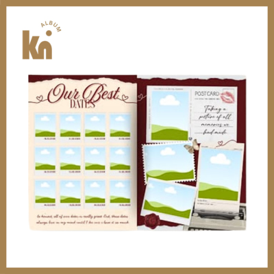 Album tình yêu phong cách vintage