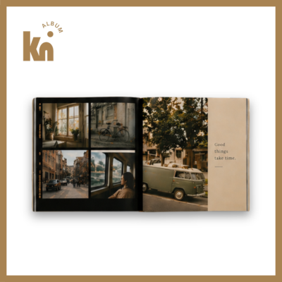 Mẫu album ảnh phong cách film retro Hàn Quốc