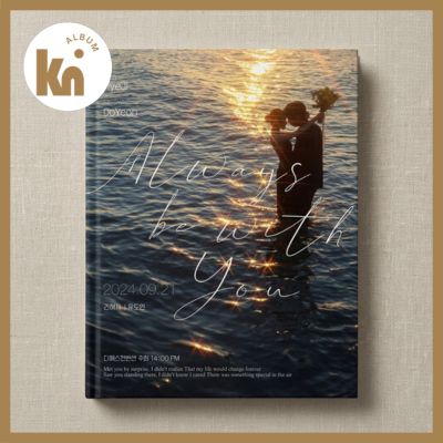 Mẫu bìa album ảnh cưới đẹp phong cách kể chuyện