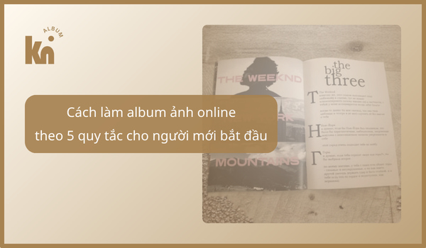 cách làm album ảnh online