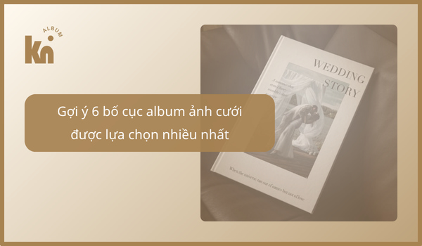 bố cục album ảnh cưới