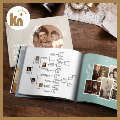 Album ảnh gia đình theo concept gia phả